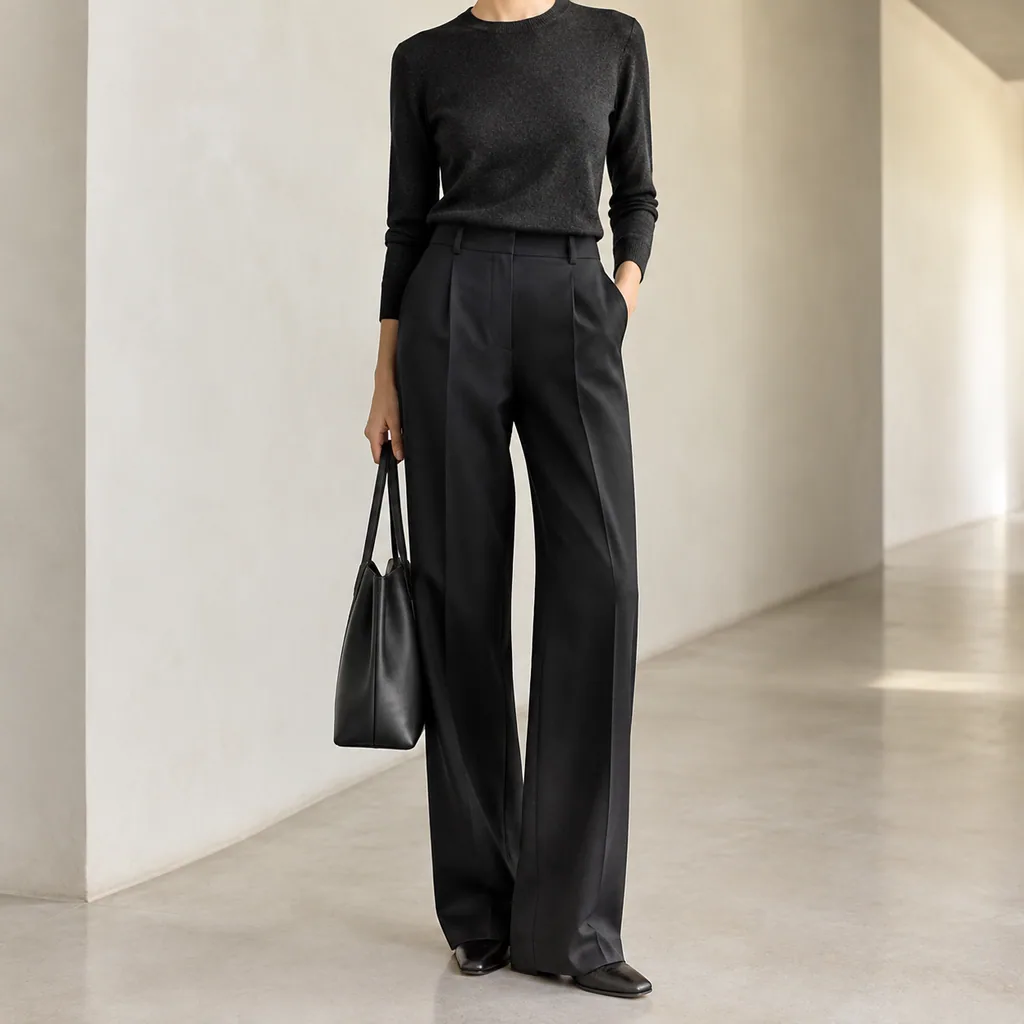 Juliet High-Waist Wool Trousers - Image 8