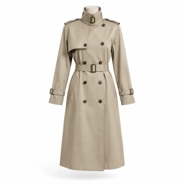 Juna Cotton-Gabardine Trench