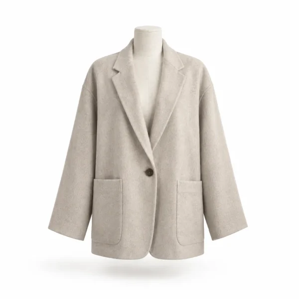 Sylvie Boxy Wool Blazer