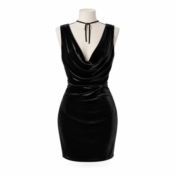 Verona Silk-Velvet Cocktail Dress